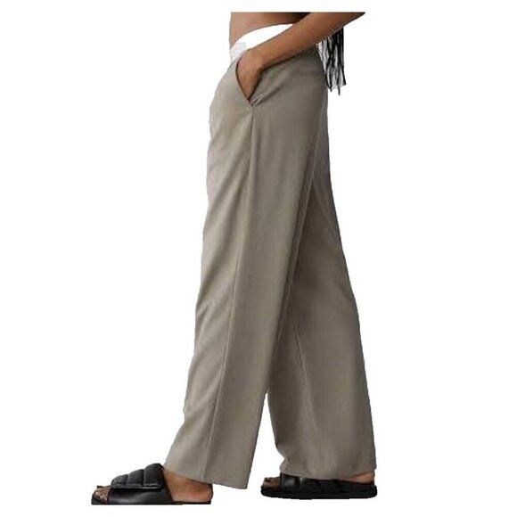 Misha Urban Monroe Desert taupe wide leg womens Pants size small - Picture 4 of 11